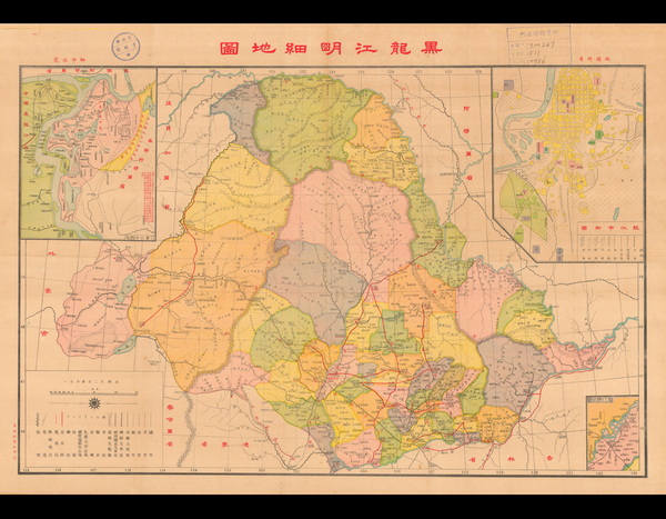 黑龙江省历史老地图大全预览图13