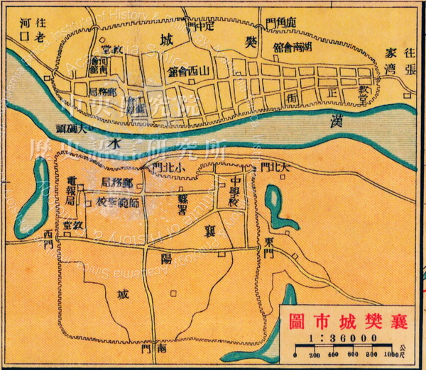 湖北襄阳历史老地图大全预览图3