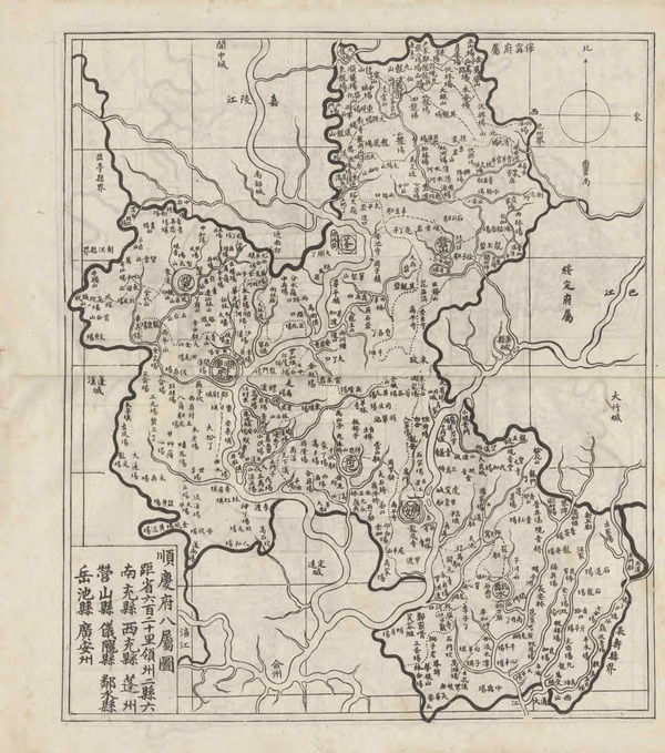 四川南充历史老地图大全预览图1