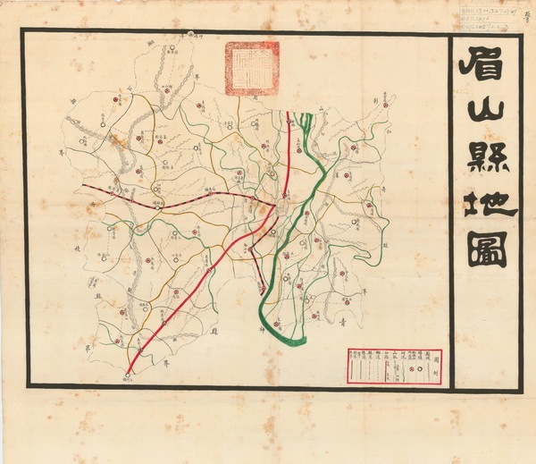 四川眉山历史老地图大全预览图5