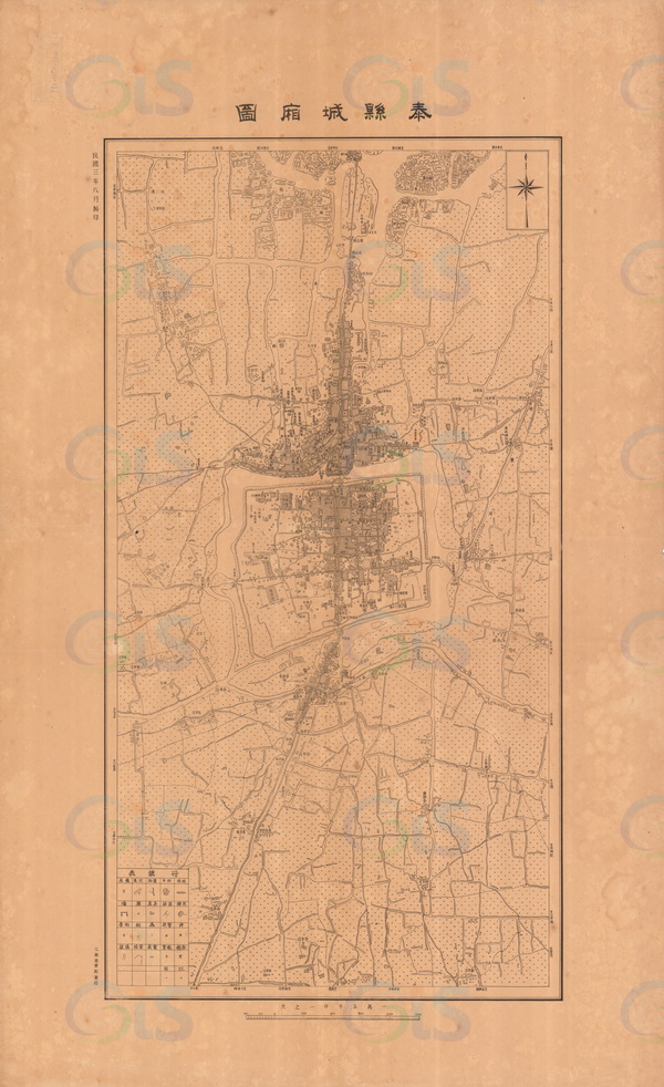 江苏泰州历史老地图大全预览图5 江苏泰州历史老地图大全预览图5