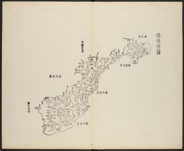 广西梧州历史老地图大全预览图