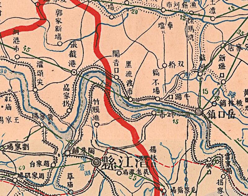 1932年参谋本部《湖北省舆图》预览图1