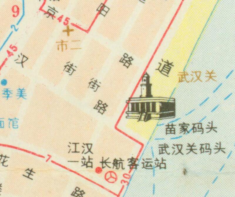 1981年湖北省测绘局《武汉交通图》预览图2