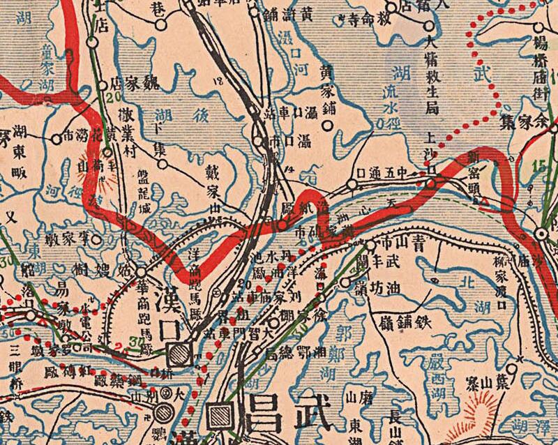 1932年参谋本部《湖北省舆图》预览图2