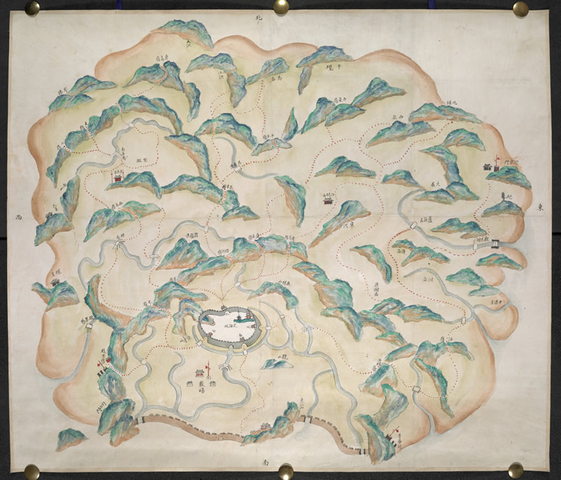 1841年后浙江《舟山岛全图》预览图 1841年后浙江《舟山岛全图》预览图