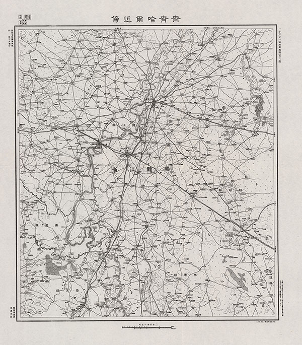 黑龙江齐齐哈尔历史老地图大全预览图3