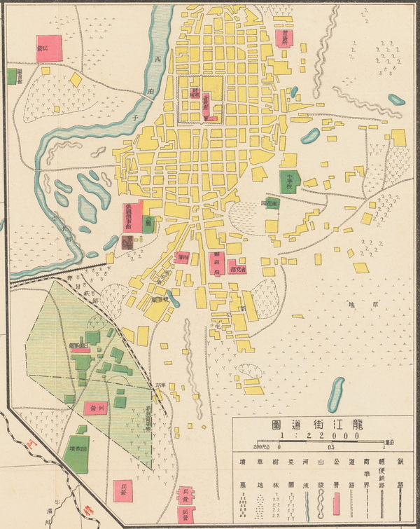 黑龙江齐齐哈尔历史老地图大全预览图5