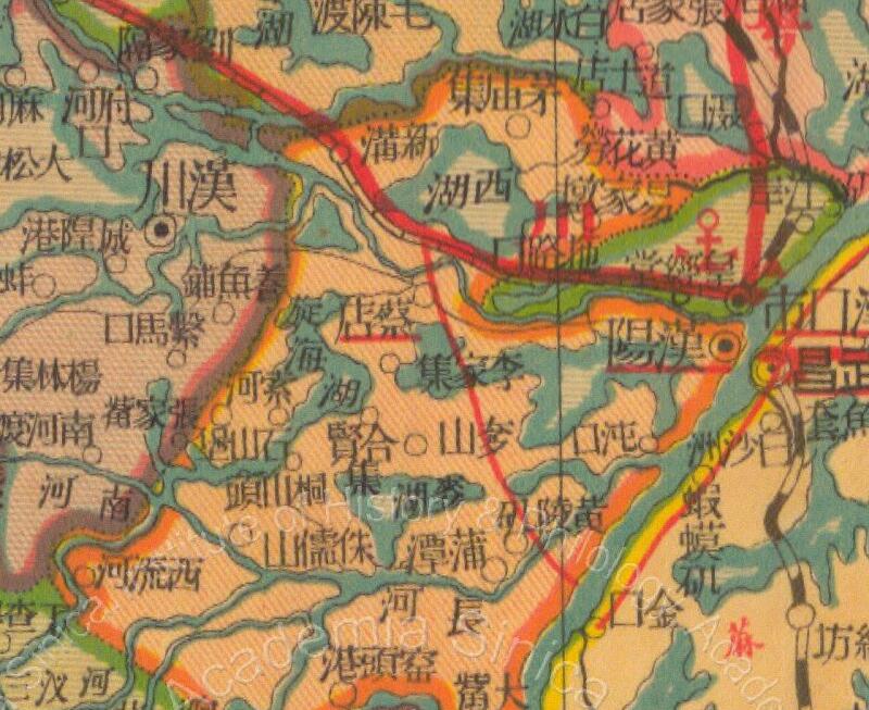 1935年武昌亚新《湖北明细地图》预览图1