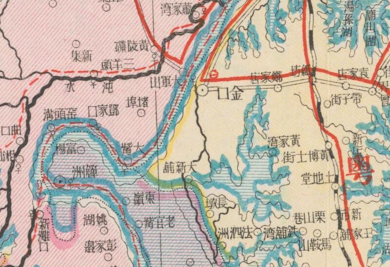 1946年武昌亚新《湖北全省形势新图》预览图1