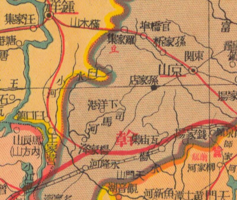 1935年武昌亚新《湖北明细地图》预览图2