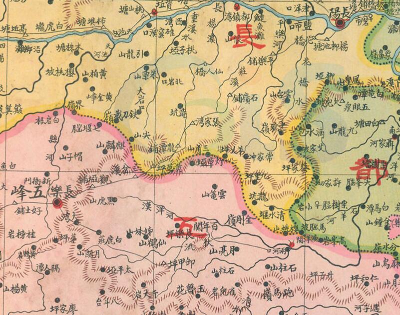 1933年左右武昌亚新《湖北形势地图》预览图3