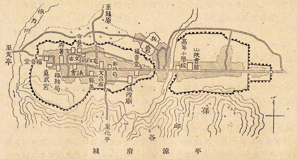甘肃平凉历史老地图大全预览图4 甘肃平凉历史老地图大全预览图4