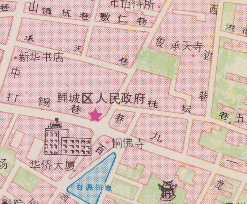 1985年福建《泉州市区图》预览图2