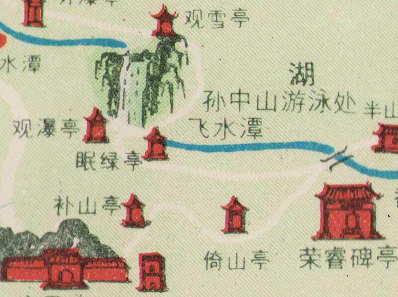 1981年广东《肇庆旅游图》预览图2