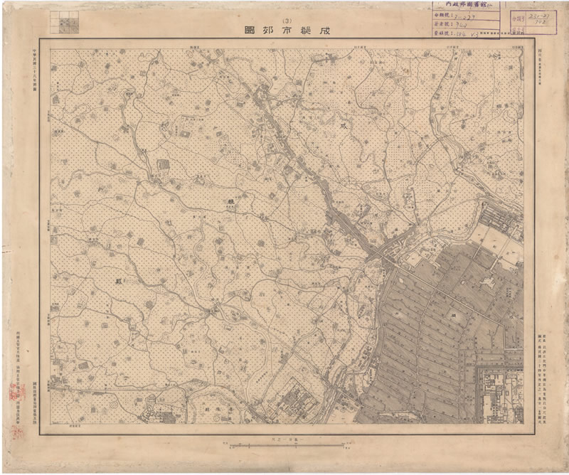 1948年四川《成都市郊图》预览图3 1948年四川《成都市郊图》预览图3