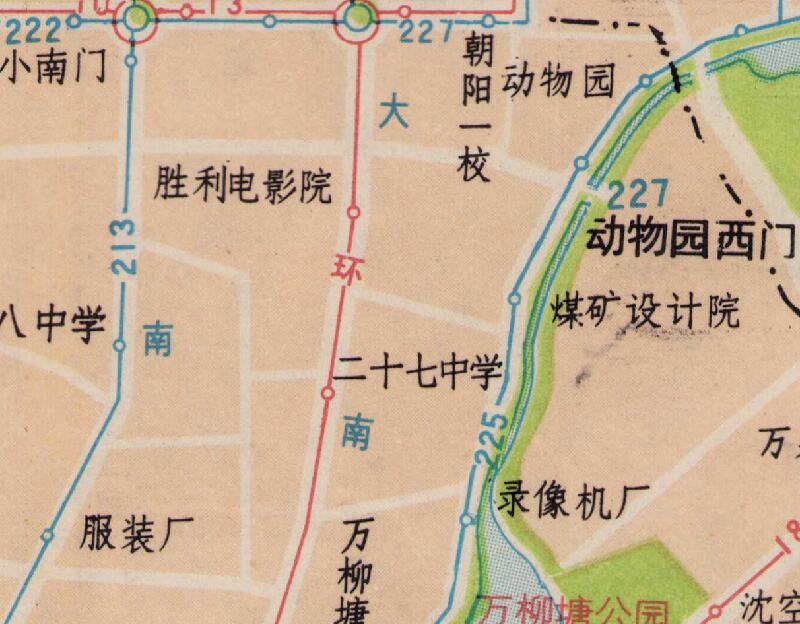 1989年辽宁《沈阳交通导游图》预览图4