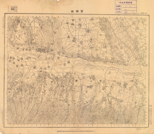 陕西宝鸡历史老地图大全预览图2