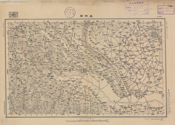 陕西宝鸡历史老地图大全预览图3