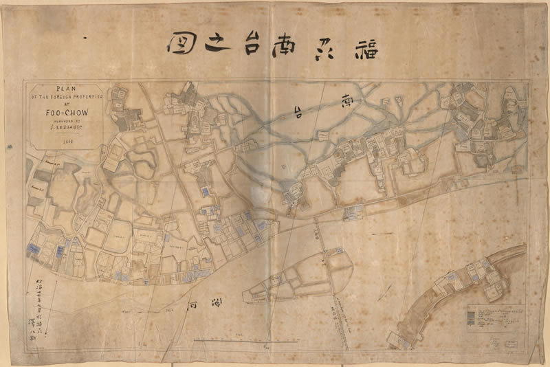 1884年福建《福州南台之图》预览图 1884年福建《福州南台之图》预览图