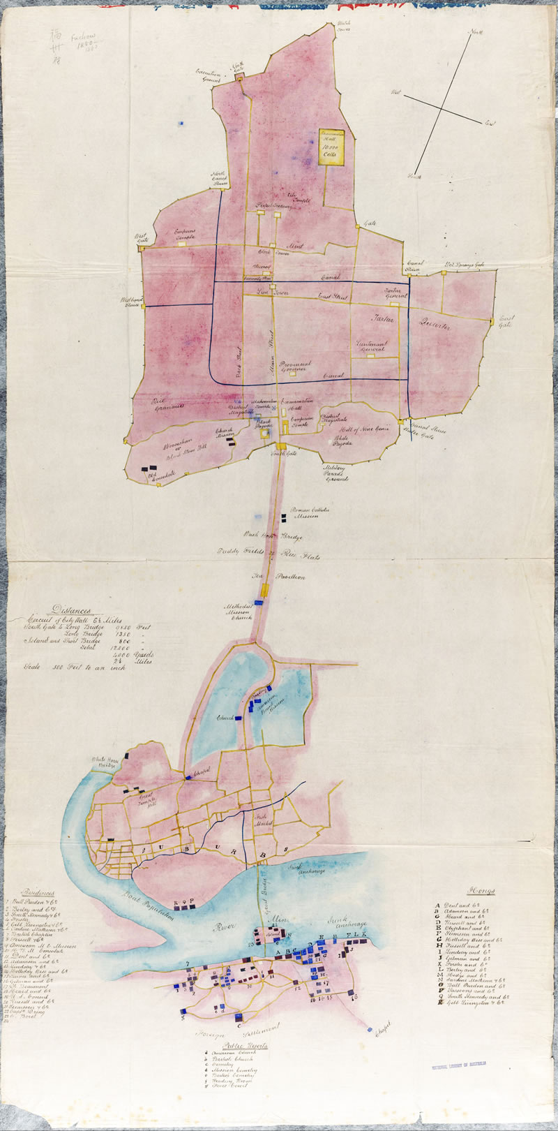 1850-1860年福建省福州府地图预览图