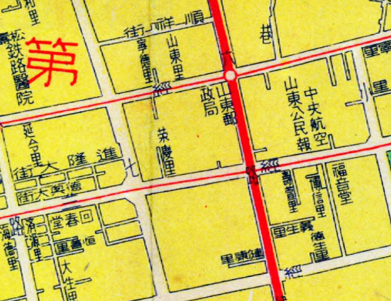 1947年山东《济南市街道详图》预览图3