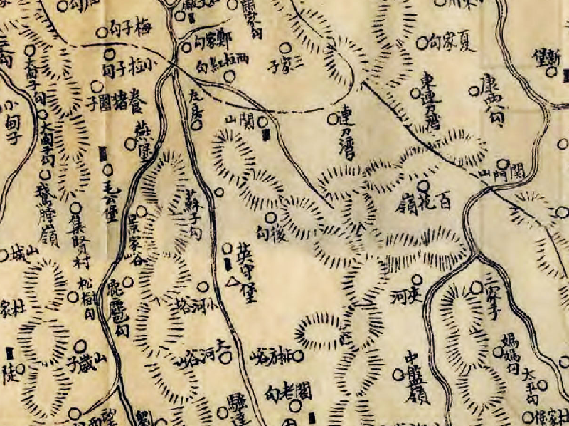 1911年辽宁《抚顺县图》预览图1