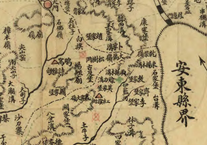 1921年辽宁丹东《凤城县全图》预览图1