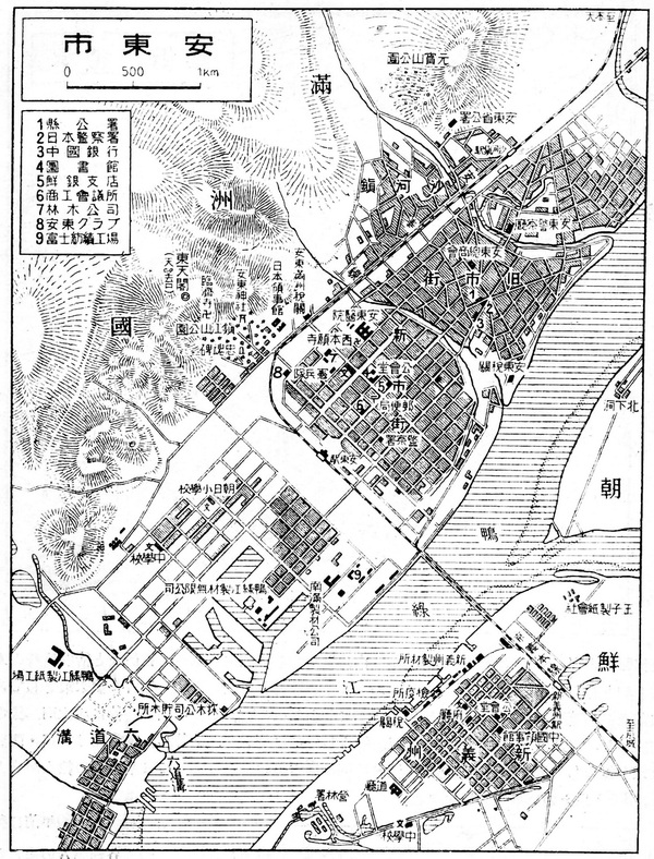 辽宁丹东历史老地图大全预览图6