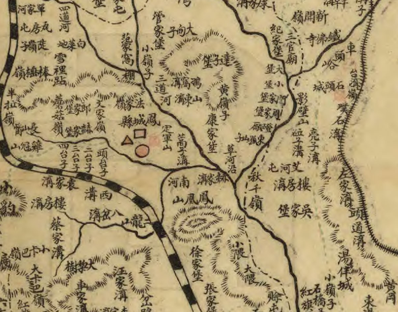 1921年辽宁丹东《凤城县全图》预览图2