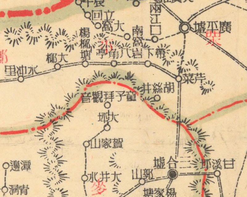 1940年版湖南《临武县图》预览图1 1940年版湖南《临武县图》预览图1