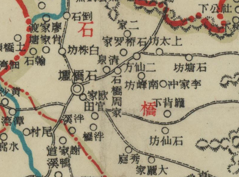 1940年版湖南郴州《嘉禾县图》预览图1