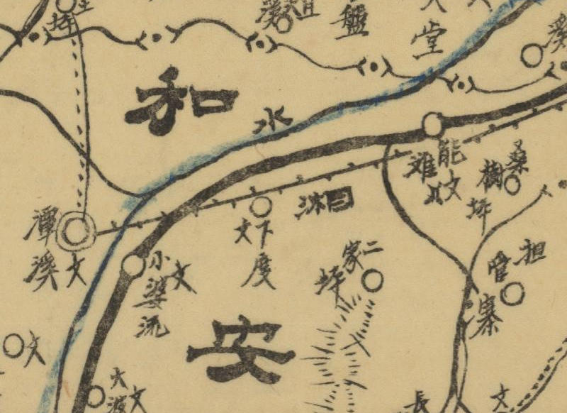 1944年版湖南湘西《泸溪县图》预览图2