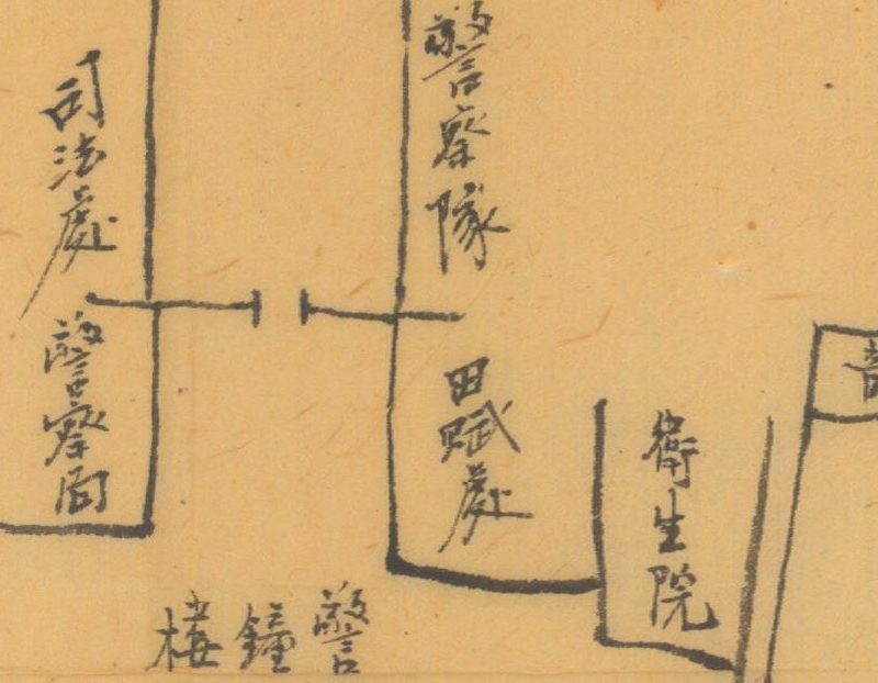约1941年版湖南《临武县县城街道图》预览图1 约1941年版湖南《临武县县城街道图》预览图1