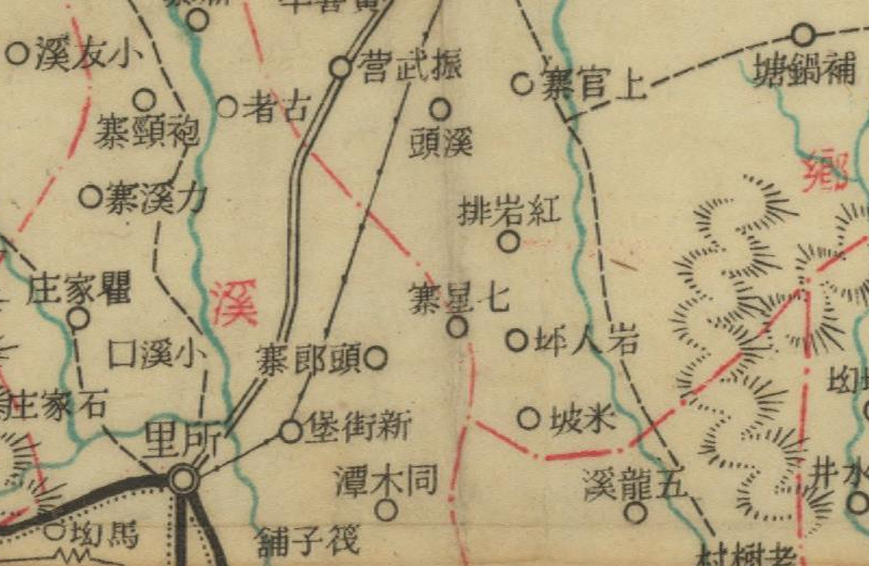 约1943年版湖南《乾城县图》预览图1