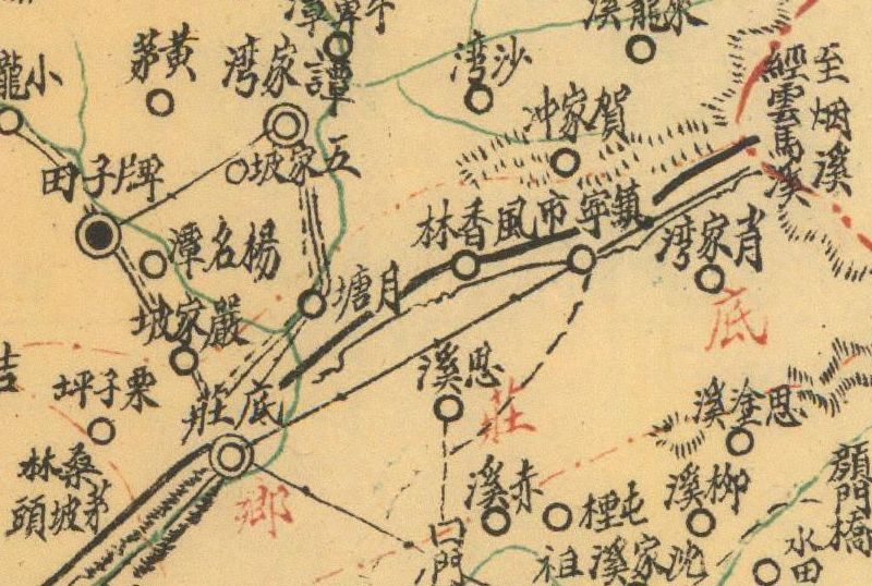 1941-1946年版湖南《溆浦县图》预览图1 1941-1946年版湖南《溆浦县图》预览图1