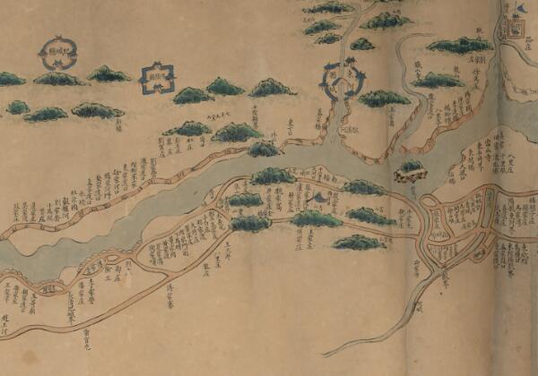 1881年《山东省黄河图》缩略图