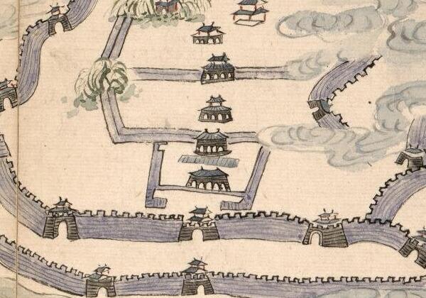 1884年《全漕运道图》缩略图