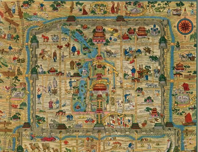 1936年《北京风俗地图》缩略图