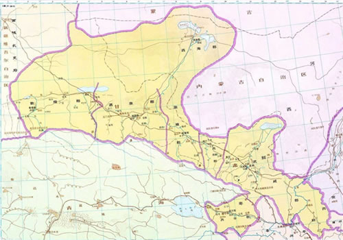 西晋凉州地图全图缩略图