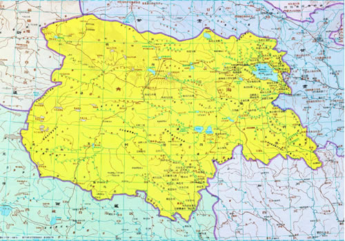 清朝 青海地图全图缩略图