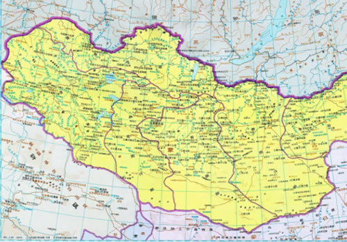 清朝 乌里雅苏台地图缩略图