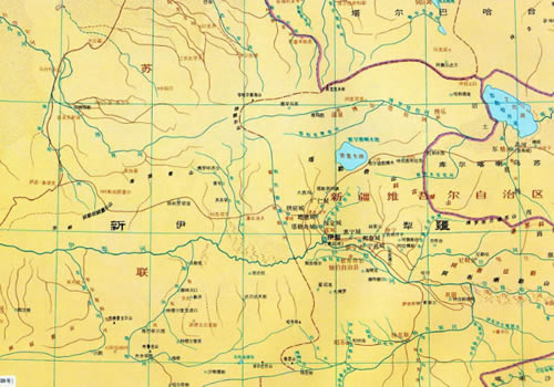 清朝 伊犁地区地图缩略图