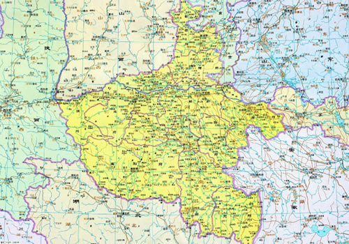 清朝 河南地图全图缩略图