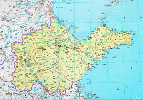 明朝 山东地图全图缩略图