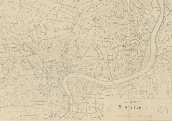 1937年《上海市街图》缩略图