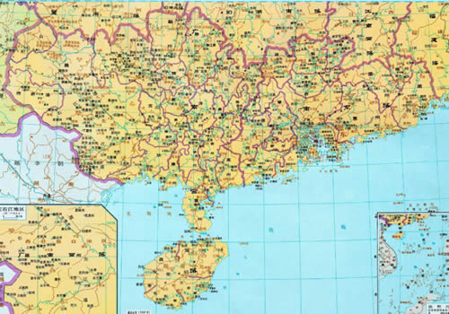 南宋 广南东路、广南西路地图缩略图