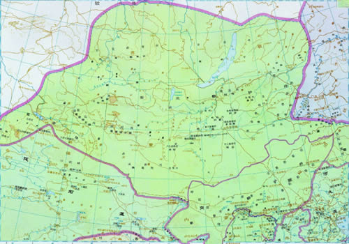唐朝 关内道北部地图缩略图