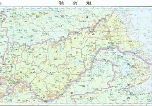 唐朝 淮南道地图全图缩略图