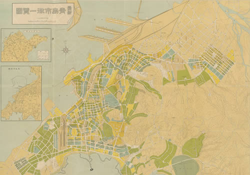 1914-1945年《最新青岛市街一览图》缩略图